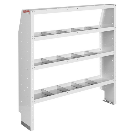 Weather Guard Adjustable 4 Shelf Unit, 60in x 52in x 13.5in