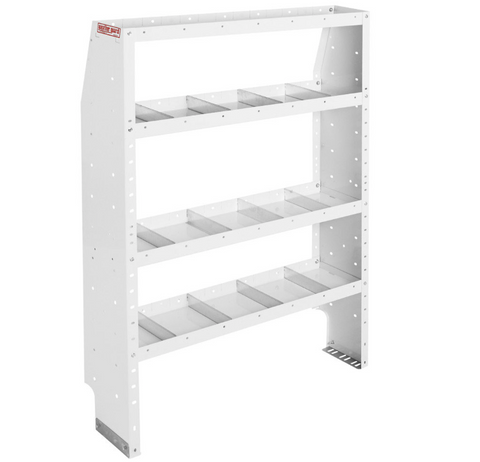 Weather Guard Adjustable 4 Shelf Unit, 60in x 42in x 13.5in