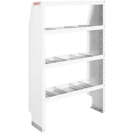 Weather Guard Adjustable 4 Shelf Unit, 60in x 36in x 13.5in